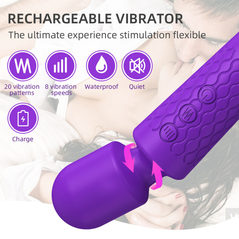 ARMONY - MASAJEADOR & VIBRADOR VIOLETA ARMONY MASSAGERS