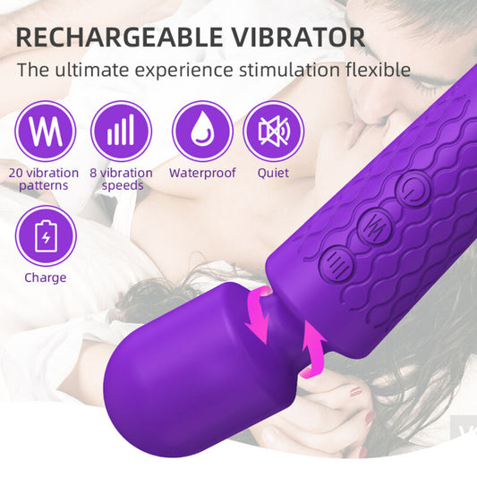 ARMONY - MASAJEADOR & VIBRADOR VIOLETA ARMONY MASSAGERS