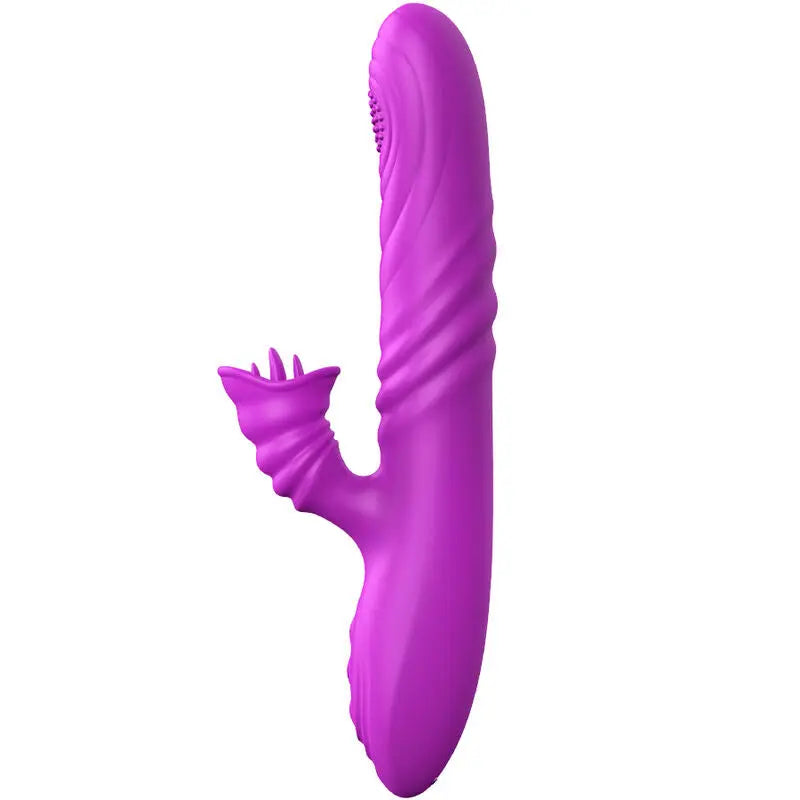 ARMONY - ANGELIA VIBRADOR MULTIFUNCION CON LENGUA ESTIMULADORA EFECTO CALOR VIOLETA ARMONY VIBRATORS
