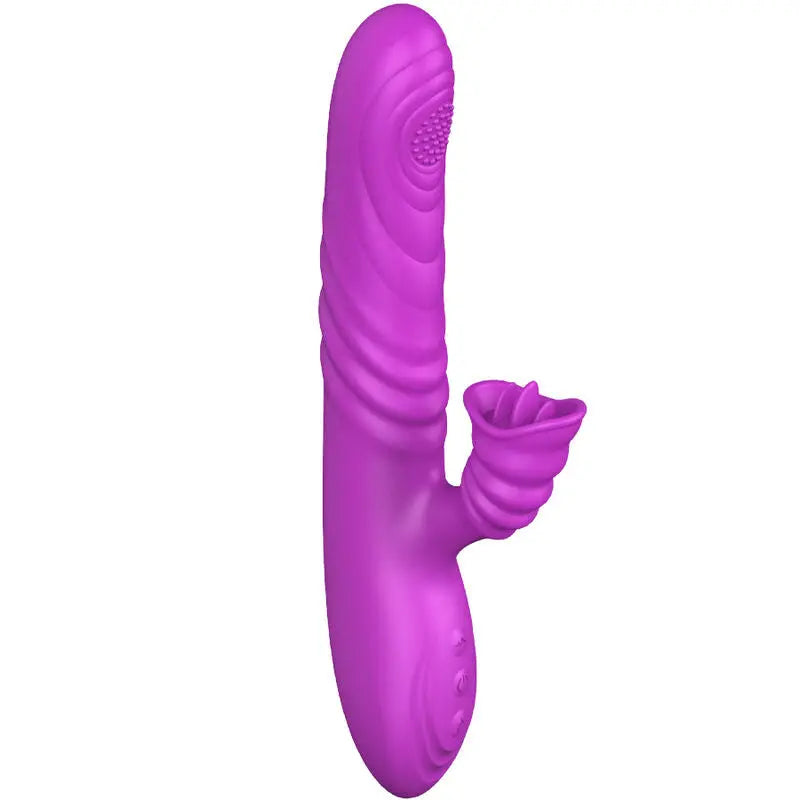 ARMONY - ANGELIA VIBRADOR MULTIFUNCION CON LENGUA ESTIMULADORA EFECTO CALOR VIOLETA ARMONY VIBRATORS