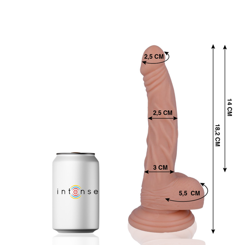 MR INTENSE - 12 PENE REALISTICO 18.2 CM -O- 2.5 CM MR. INTENSE