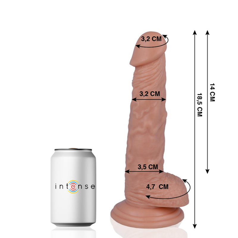 MR INTENSE - 13 PENE REALISTICO 18.5 CM -O- 3.2 CM MR. INTENSE