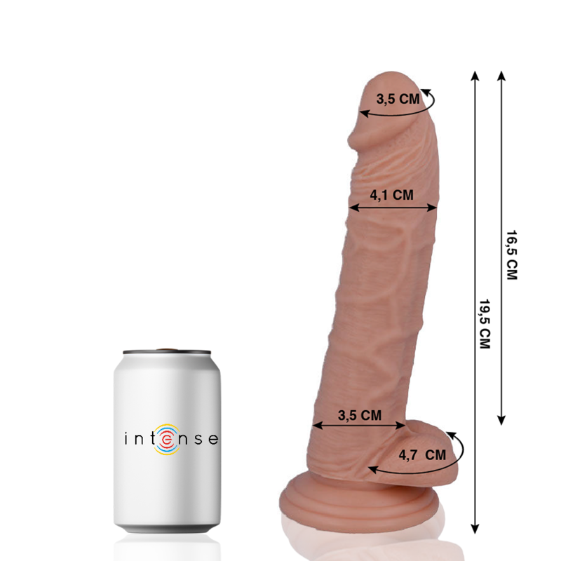 MR INTENSE - 15 PENE REALISTICO 19.5 CM -O- 4.1 CM MR. INTENSE