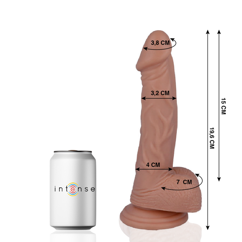 MR INTENSE - 16 PENE REALISTICO 19.6 CM -O- 3.2 CM MR. INTENSE