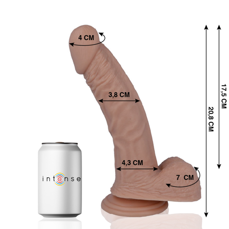 MR INTENSE - 23 PENE REALISTICO 20.8 CM -O- 3.8 CM MR. INTENSE
