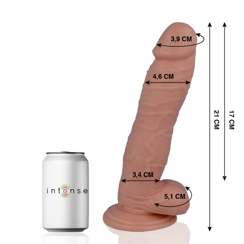 MR INTENSE - 24 PENE REALISTICO 21 CM -O- 4.6 CM MR. INTENSE