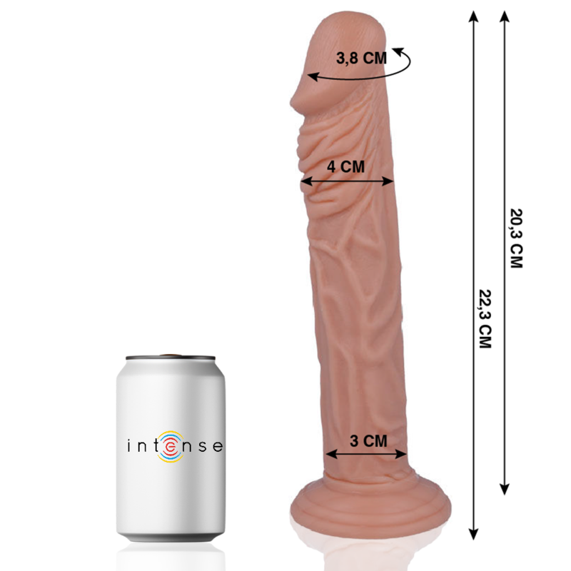 MR INTENSE - 27 PENE REALISTICO 22.3 CM -O- 4 CM MR. INTENSE
