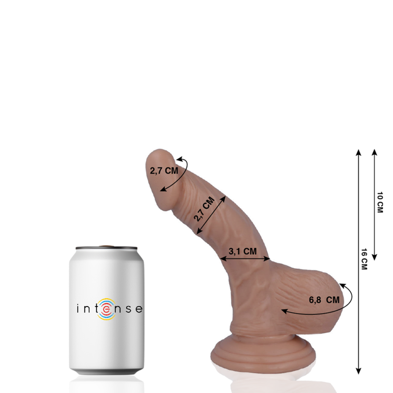 MR INTENSE - 2 PENE REALISTICO 16 CM -O- 2.7 CM MR. INTENSE