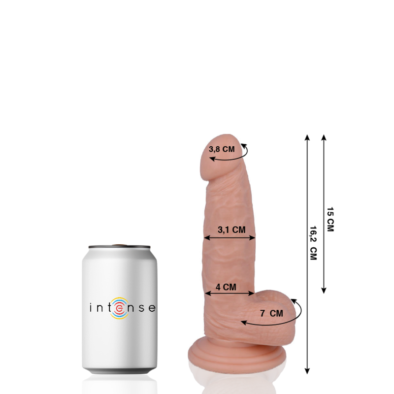 MR INTENSE - 4 PENE REALISTICO 16.2 CM -O- 3.1 CM MR. INTENSE