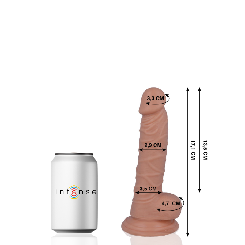 MR INTENSE - 7 PENE REALISTICO 17.1 CM -O- 2.9 CM MR. INTENSE