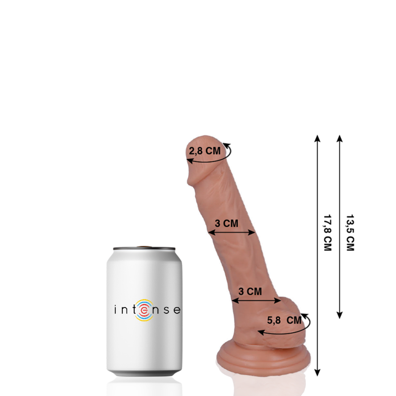 MR INTENSE - 9 PENE REALISTICO 17.8 CM -O- 3 CM MR. INTENSE