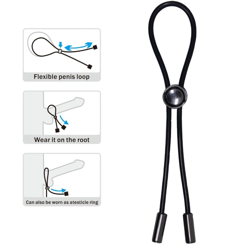 PRETTY LOVE - CUERDA ANILLO PENE Y TESTÍCULOS PRETTY LOVE MALE