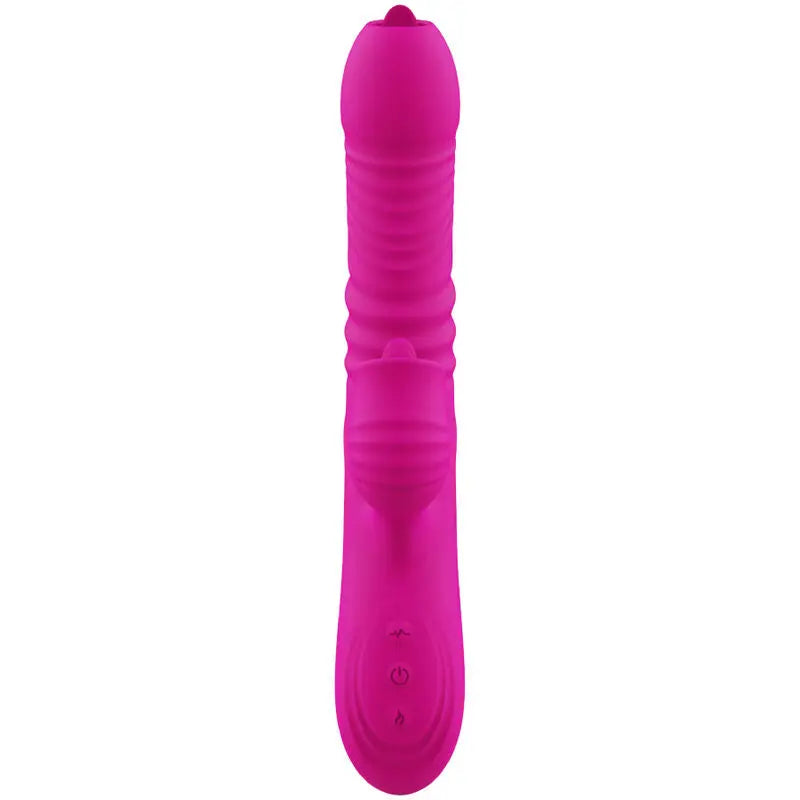 ARMONY - FANNY VIBRADOR MULTIFUNCION DOBLE LENGUA EFECTO CALOR FUCSIA ARMONY VIBRATORS