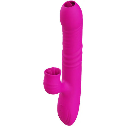ARMONY - FANNY VIBRADOR MULTIFUNCION DOBLE LENGUA EFECTO CALOR FUCSIA ARMONY VIBRATORS