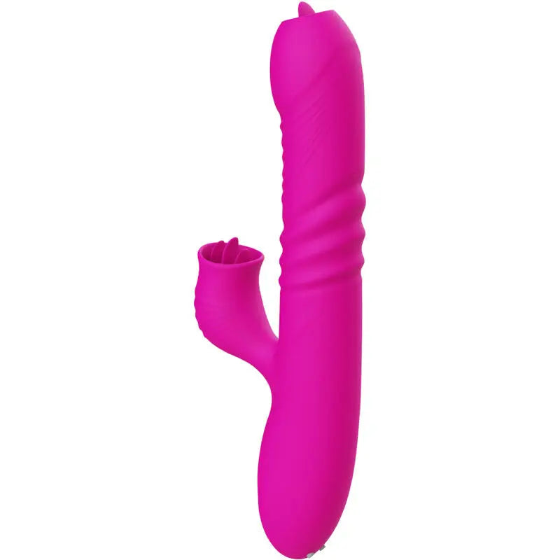 ARMONY - FANNY VIBRADOR MULTIFUNCION DOBLE LENGUA EFECTO CALOR FUCSIA ARMONY VIBRATORS