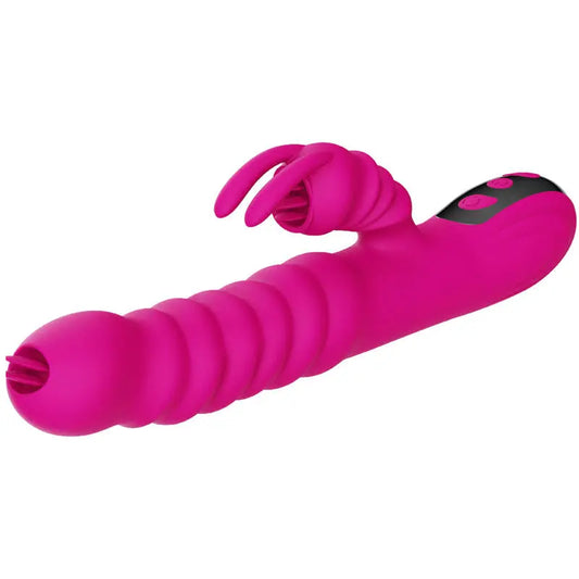 ARMONY - VIBRADOR MULTIFUNCION RABBIT DOBLE LENGUA EFECTO CALOR FUCSIA ARMONY VIBRATORS