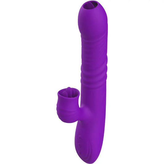 ARMONY - FULLY GSPOT VIBRADOR RABBIT CON LENGUA ESTIMULADORA EFECTO CALOR VIOLETA ARMONY VIBRATORS