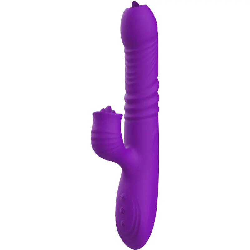 ARMONY - FULLY GSPOT VIBRADOR RABBIT CON LENGUA ESTIMULADORA EFECTO CALOR VIOLETA ARMONY VIBRATORS