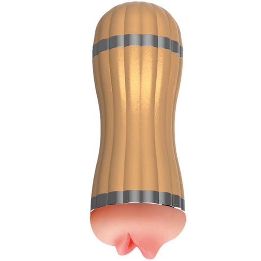 ARMONY - BEVIS MASTURBADOR DOBLE VAGINA & BOCA DORADO ARMONY FOR HIM