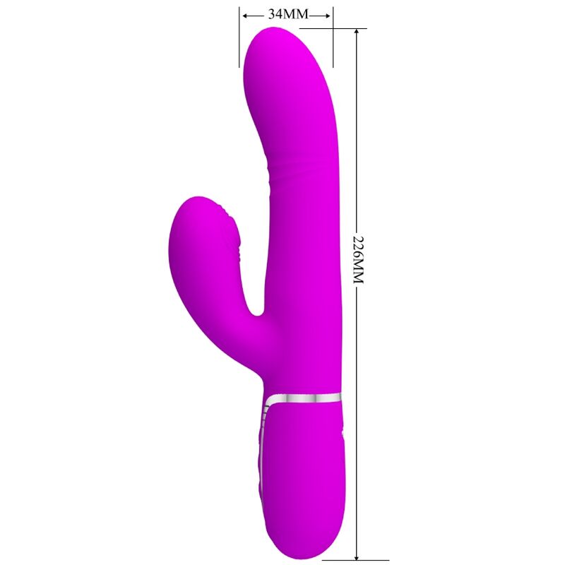PRETTY LOVE - VIBRADOR PUNTO G MULTIFUNCIÓN FUCSIA PRETTY LOVE FLIRTATION