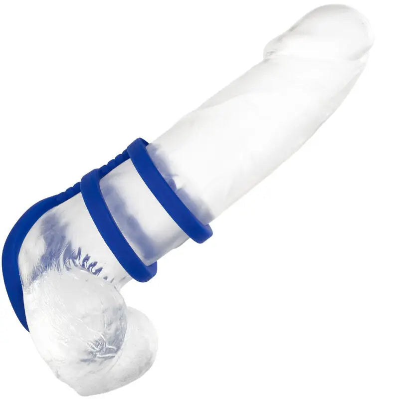 CALEXOTICS - ADMIRAL JAULA TRIPLE PARA PENE AZUL CALEXOTICS