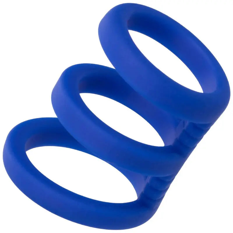 CALEXOTICS - ADMIRAL JAULA TRIPLE PARA PENE AZUL CALEXOTICS