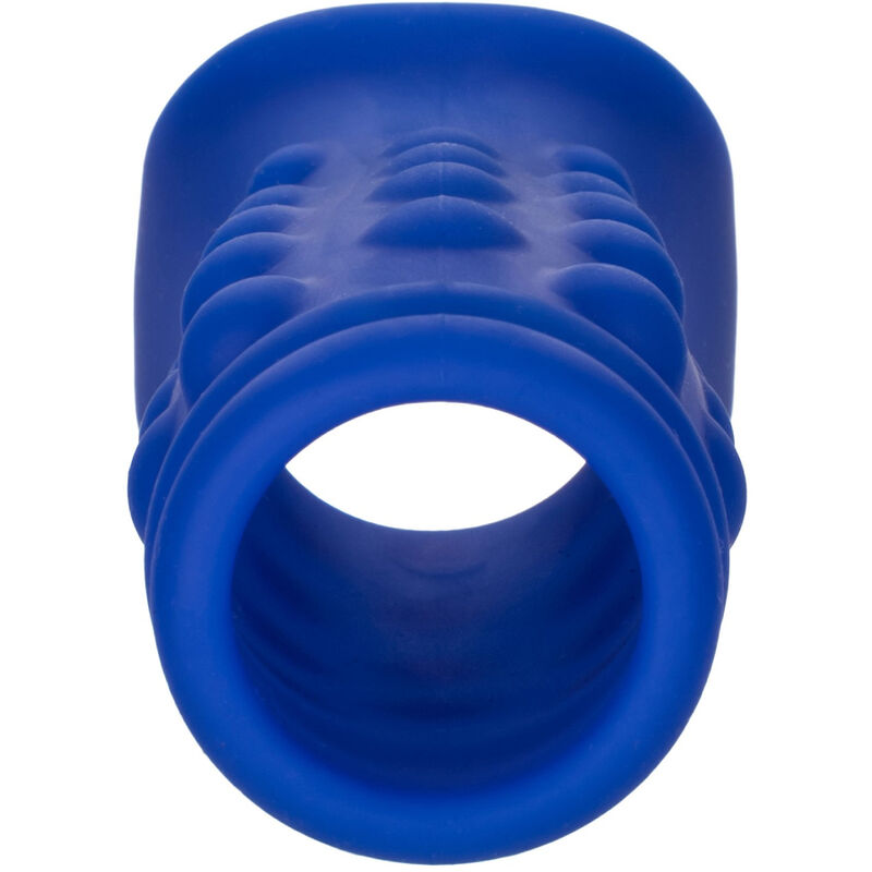CALEXOTICS - ADMIRAL BEADED FUNDA PENE SILICONA LÍQUIDA AZUL CALEXOTICS