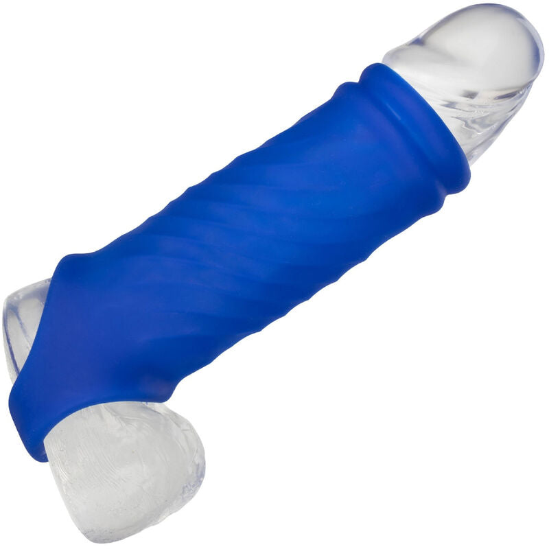 CALEXOTICS - ADMIRAL WAVE FUNDA PENE SILICONA LÍQUIDA AZUL CALEXOTICS