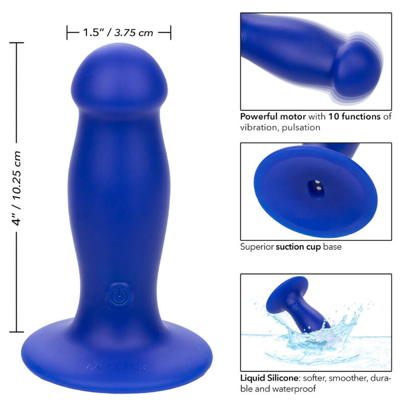 CALEXOTICS - ADMIRAL FIRST MATE PLUG ANAL VIBRADOR AZUL CALEXOTICS