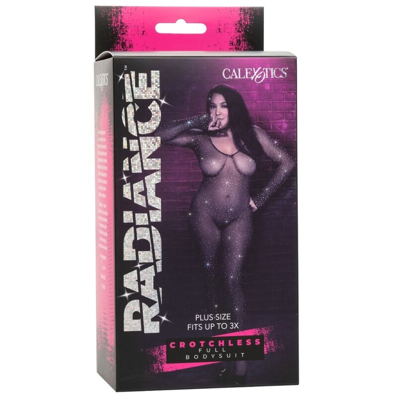 CALEXOTICS - RADIANCE BODY ENTERO PEDRERÍA SIN ENTREPIERNA TALLA GRANDE CALEXOTICS