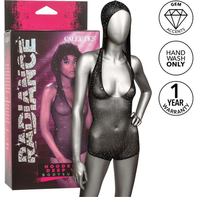 CALEXOTICS - RADIANCE BODY CON CAPUCHA Y ESCOTE EN V PRONUNCIADO CALEXOTICS
