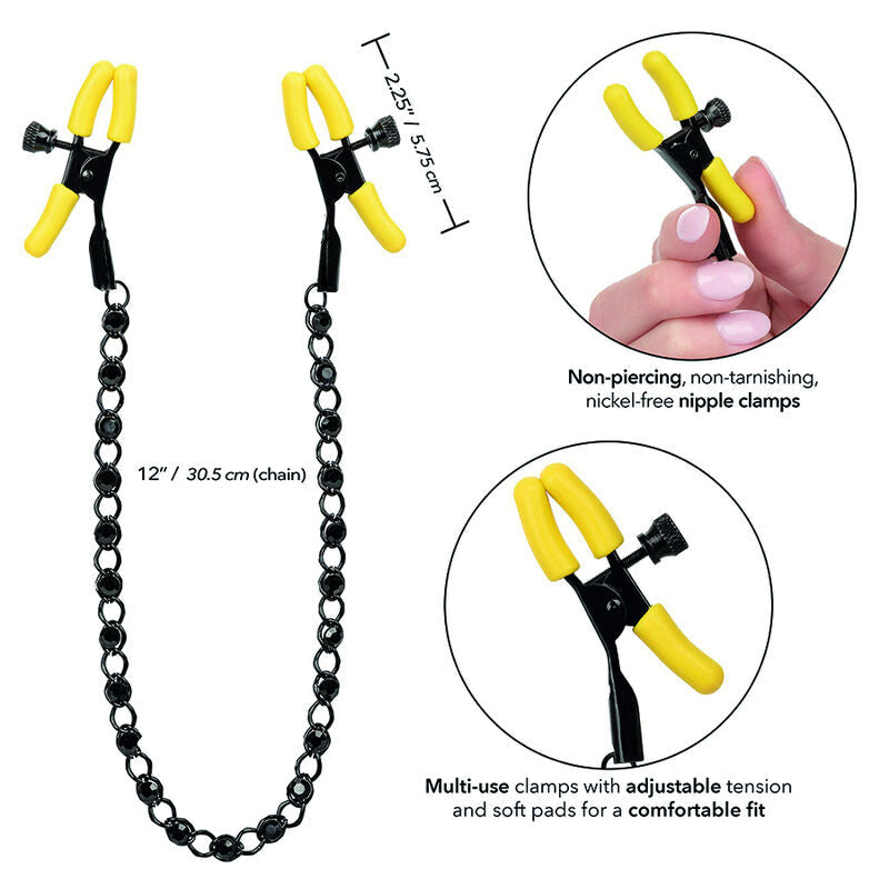 CALEXOTICS - BOUNDLESS PINZAS DE PEZONES CALEXOTICS