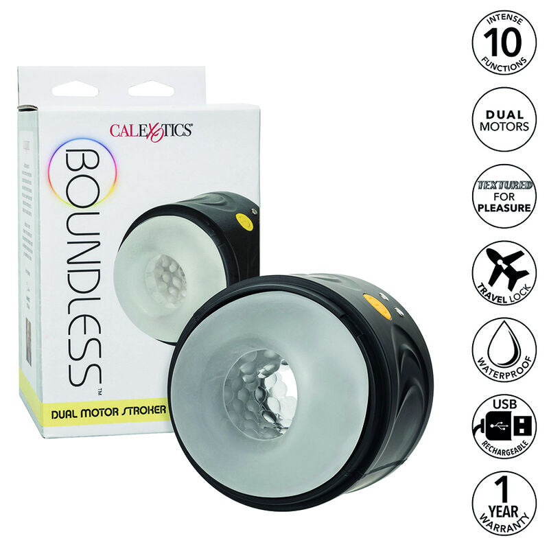 CALEXOTICS - BOUNDLESS MASTURBADOR DOBLE MOTOR CALEXOTICS