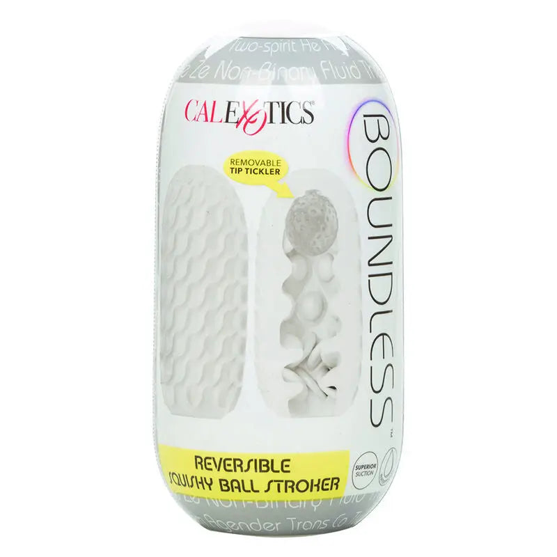 CALEXOTICS - BOUNDLESS STROKER BLANDO REVERSIBLE GRIS CALEXOTICS