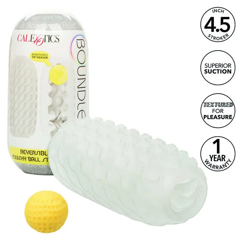 CALEXOTICS - BOUNDLESS STROKER BLANDO REVERSIBLE AMARILLO CALEXOTICS