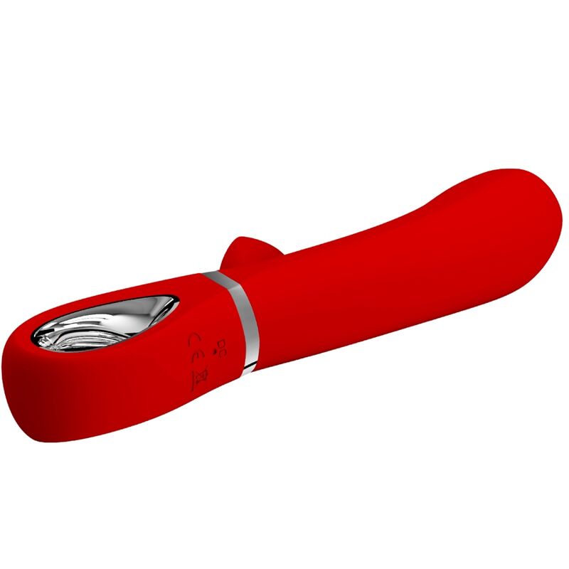 PRETTY LOVE - THOMAS VIBRADOR PUNTO G MULTIFUNCIÓN ROJO PRETTY LOVE FLIRTATION