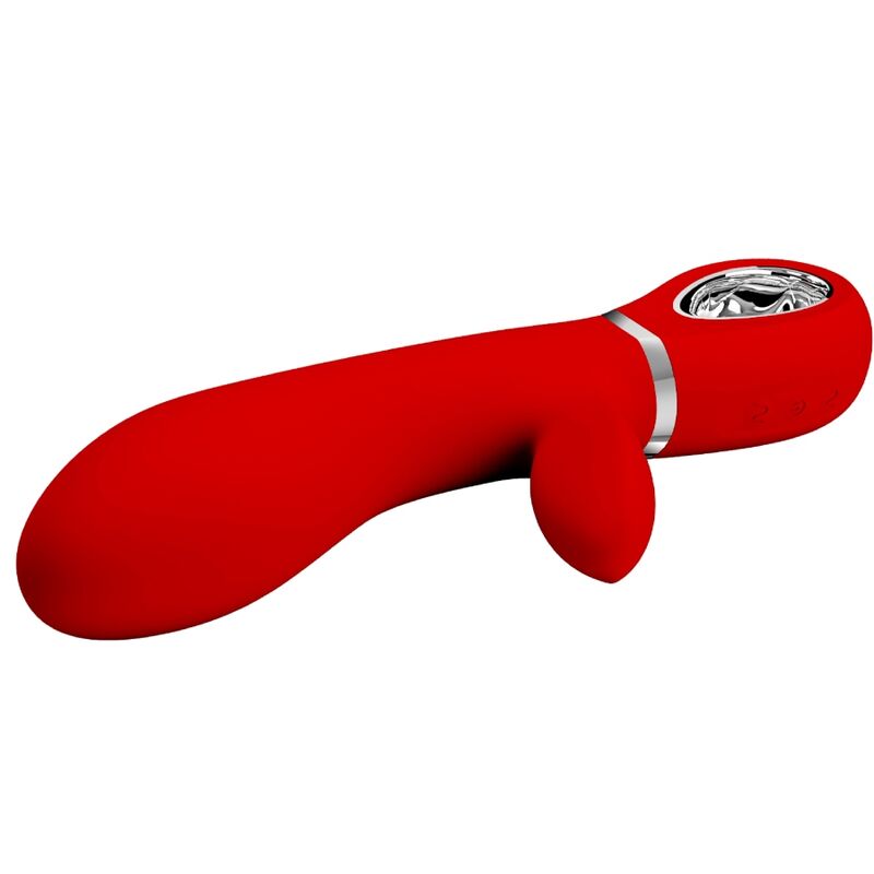 PRETTY LOVE - THOMAS VIBRADOR PUNTO G MULTIFUNCIÓN ROJO PRETTY LOVE FLIRTATION