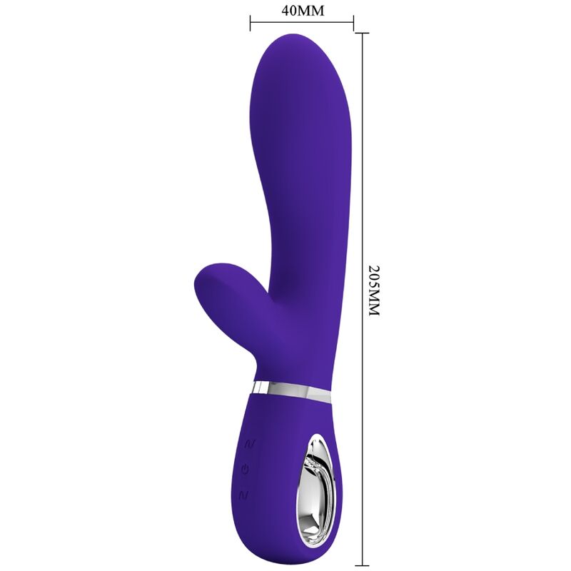 PRETTY LOVE - THOMAS VIBRADOR PUNTO G MULTIFUNCIÓN VIOLETA PRETTY LOVE FLIRTATION