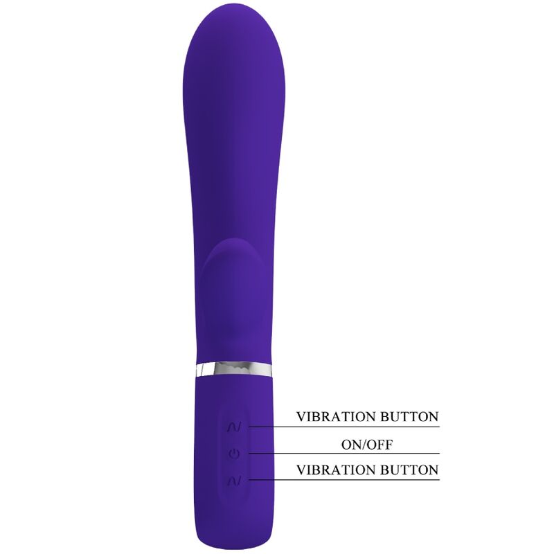 PRETTY LOVE - THOMAS VIBRADOR PUNTO G MULTIFUNCIÓN VIOLETA PRETTY LOVE FLIRTATION