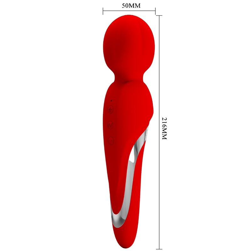 PRETTY LOVE - WALTER VIBRADOR WAND ROJO PRETTY LOVE FLIRTATION