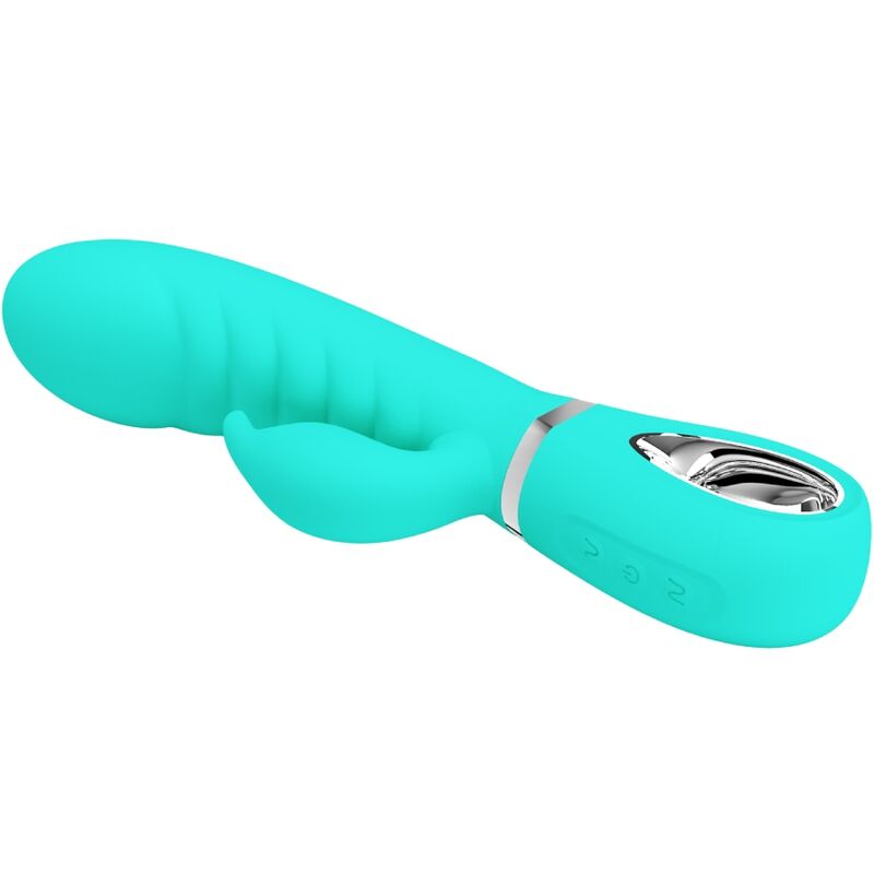 PRETTY LOVE - PRESCOTT VIBRADOR PUNTO G MULTIFUNCIÓN VERDE AGUA PRETTY LOVE FLIRTATION