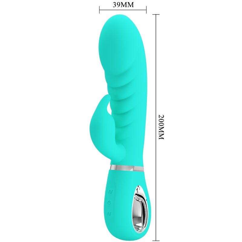PRETTY LOVE - PRESCOTT VIBRADOR PUNTO G MULTIFUNCIÓN VERDE AGUA PRETTY LOVE FLIRTATION
