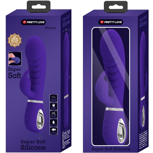 PRETTY LOVE - PRESCOTT VIBRADOR PUNTO G MULTIFUNCIÓN LILA PRETTY LOVE FLIRTATION