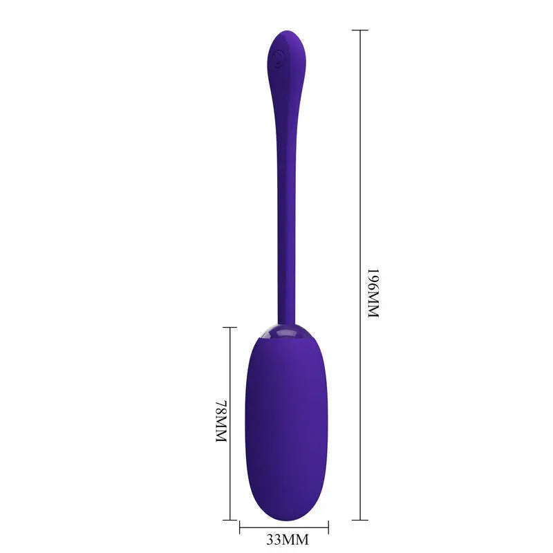 PRETTY LOVE - JULIUS HUEVO VIBRADOR IMPERMEBLE & RECARGABLE LILA PRETTY LOVE SMART