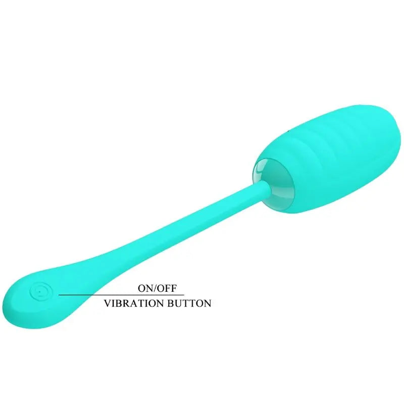 PRETTY LOVE - KIRK HUEVO VIBRADOR RECARGABLE VERDE AGUA PRETTY LOVE SMART