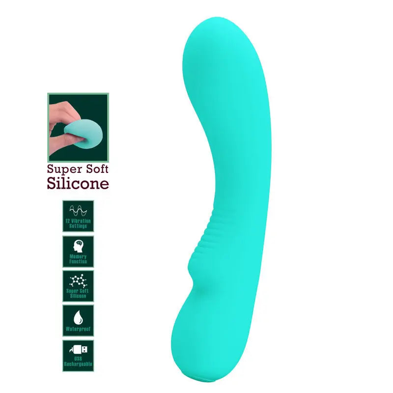 PRETTY LOVE - PRESCOTT VIBRADOR RECARGABLE VERDE AGUA PRETTY LOVE SMART
