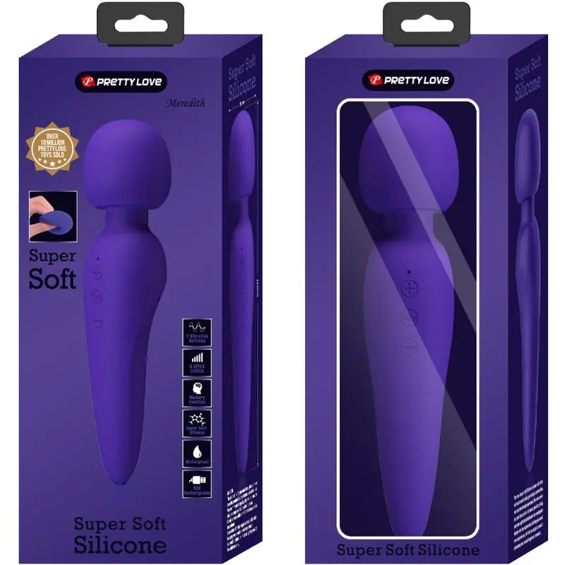 PRETTY LOVE - MEREDITH MASAJEADOR 12 MODOS VIBRACION LILA PRETTY LOVE SMART