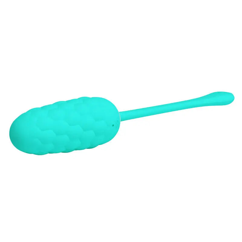 PRETTY LOVE - HUEVO VIBRADOR CON TEXTURA MARINA RECARGABLE VERDE AGUA PRETTY LOVE SMART