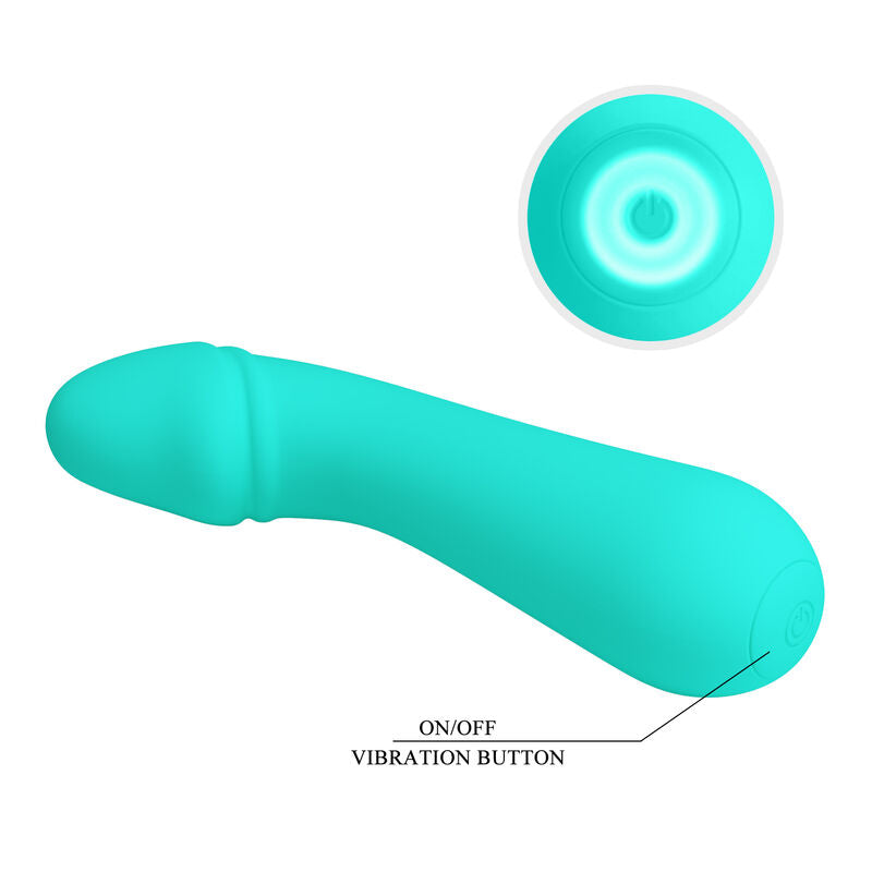 PRETTY LOVE - CETUS VIBRADOR RECARGABLE VERDE AGUA PRETTY LOVE SMART