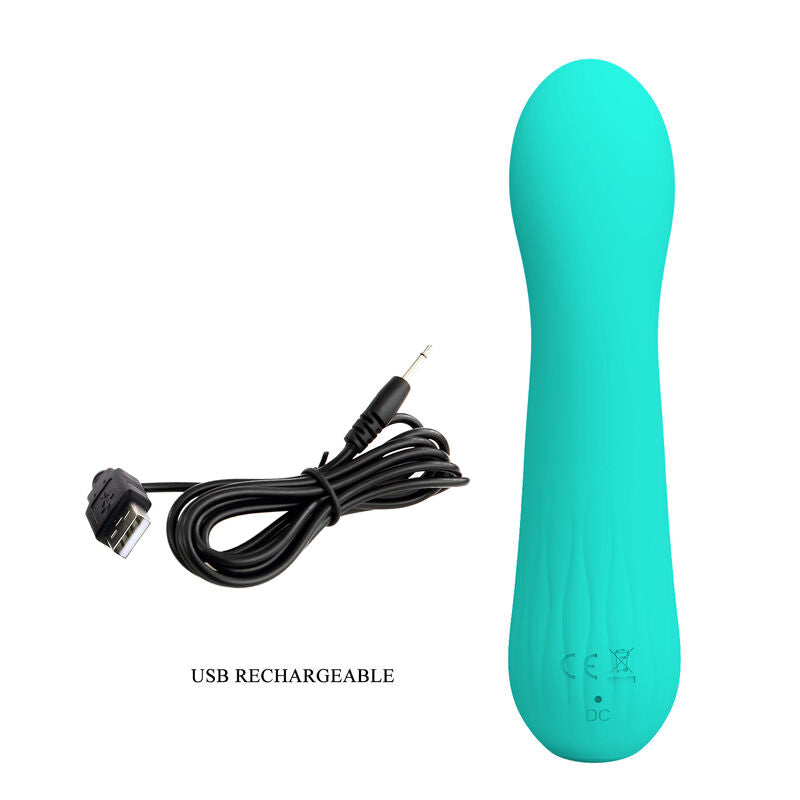 PRETTY LOVE - FAUN VIBRADOR RECARGABLE VERDE AGUA PRETTY LOVE SMART